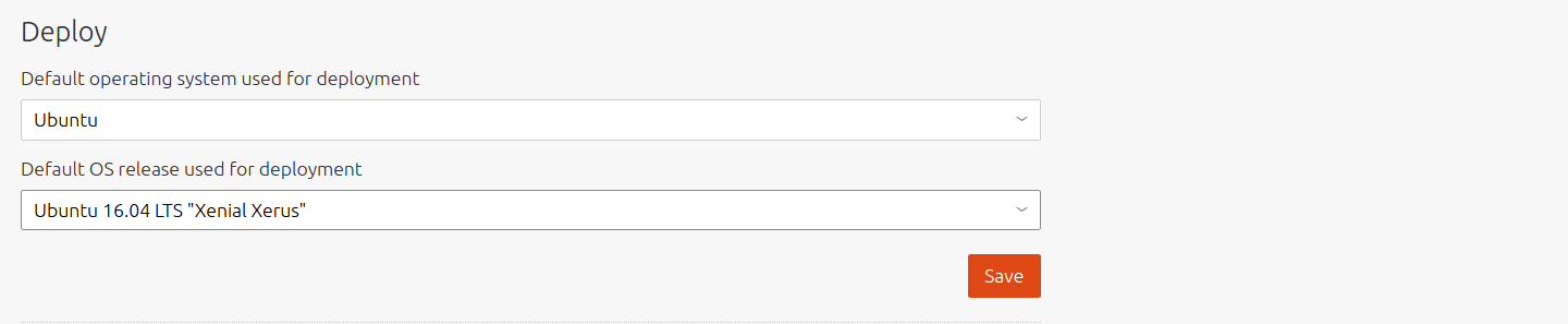 default minimum kernel