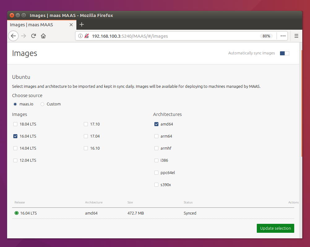 Image import overview